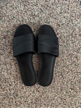 Madewell Black Slide Sandals for Women - Classic Slip-On